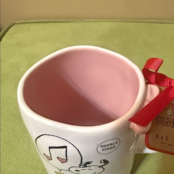Rae Dunn The Peanuts Love Double Sided Mug - Picture 3 of 6